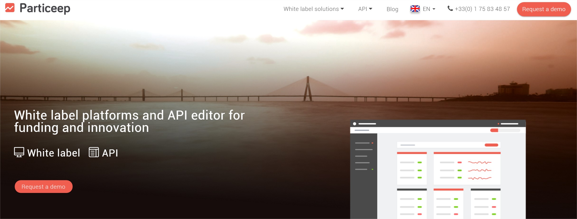 White label platforms and API editor for funding and innovation - Google Chrome