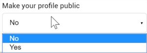 profile public private particeep